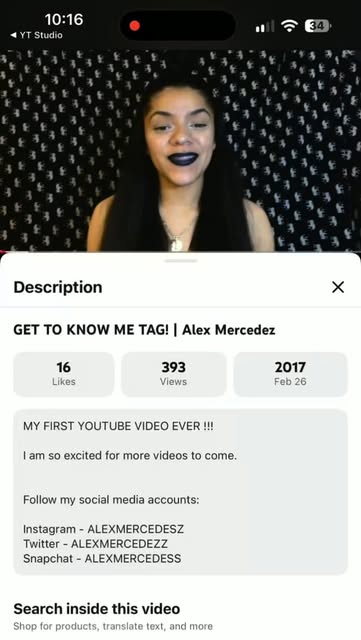 Ten years of makeup videos — Reel by Alex Ficka on Instagram